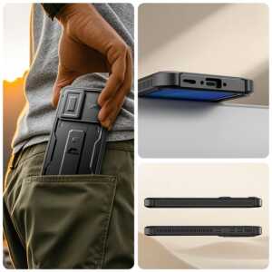 Alternative view of Tech-protect Kevlar Cam+ 2-set Galaxy A37 5g Black