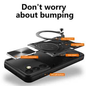 Alternative view of Techsuit - CamGuard Pro - OnePlus 15R - Black