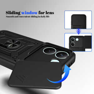 Techsuit - CamShield Series - Xiaomi Poco X8 Pro - Black