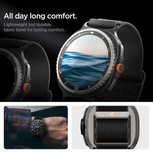 Spigen Lite Fit Samsung Galaxy Watch 8 / Classic (40 / 44 / 46 Mm) Black