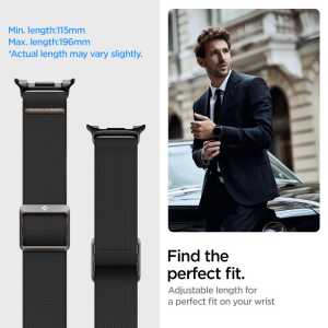 Spigen Lite Fit Samsung Galaxy Watch 8 / Classic (40 / 44 / 46 Mm) Black