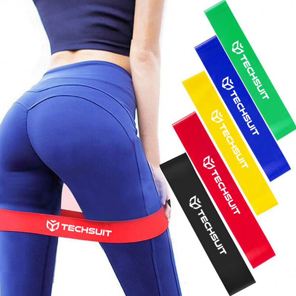 Techsuit TS-01 Σετ 5 Ελαστικών Ιμάντων Αντίστασης για Yoga Techsuit TS-01 Σετ 5 Ελαστικών Ιμάντων Αντίστασης για Yoga, Pilates & Home Fitness Πολύχρωμο - Image 3