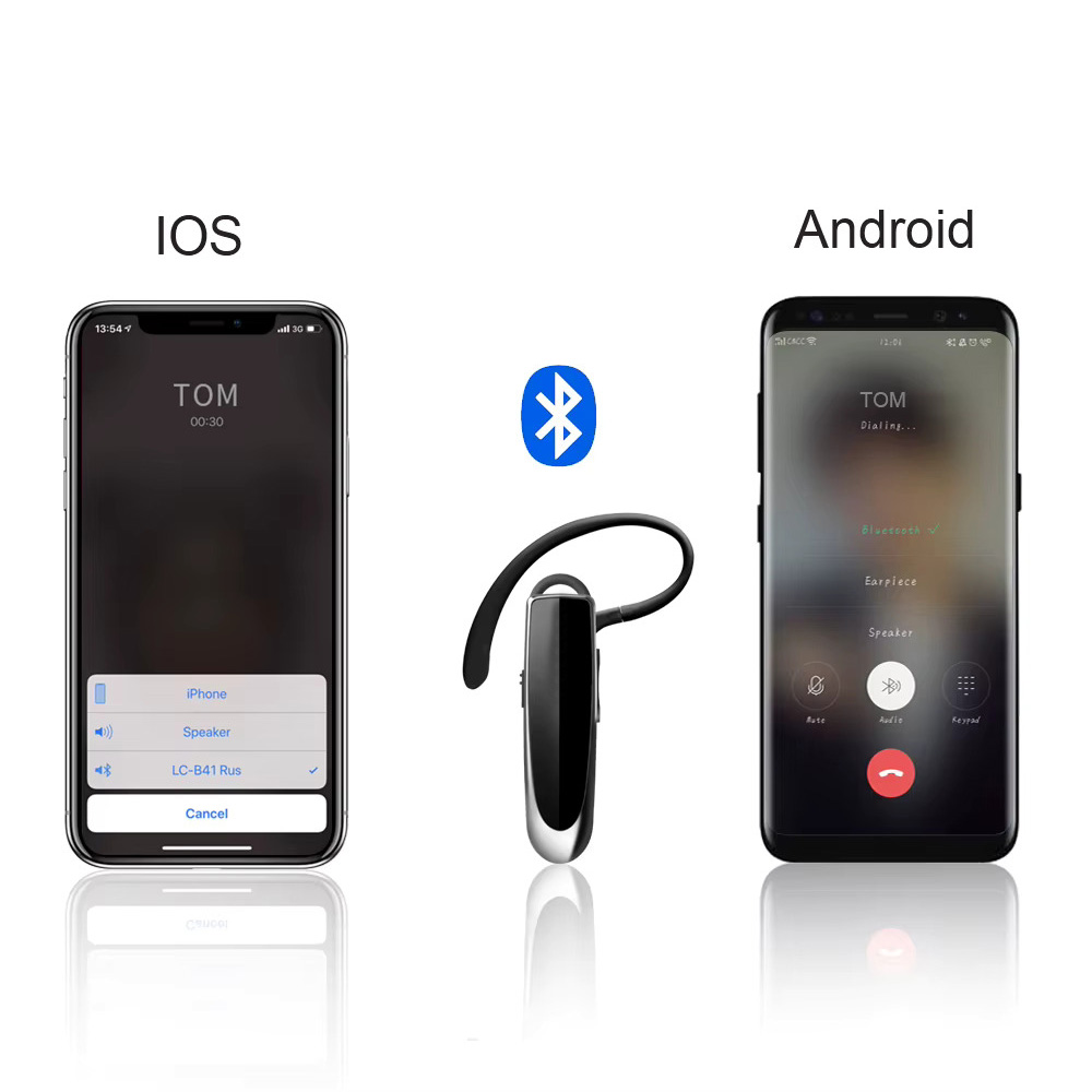 Techsuit UrbanEar CB1 Bluetooth Handsfree Ακουστικό με Noise Cancelling & USB-C Μαύρο Techsuit UrbanEar CB1 Bluetooth Handsfree Ακουστικό με Noise Cancelling & USB-C Μαύρο - Image 2