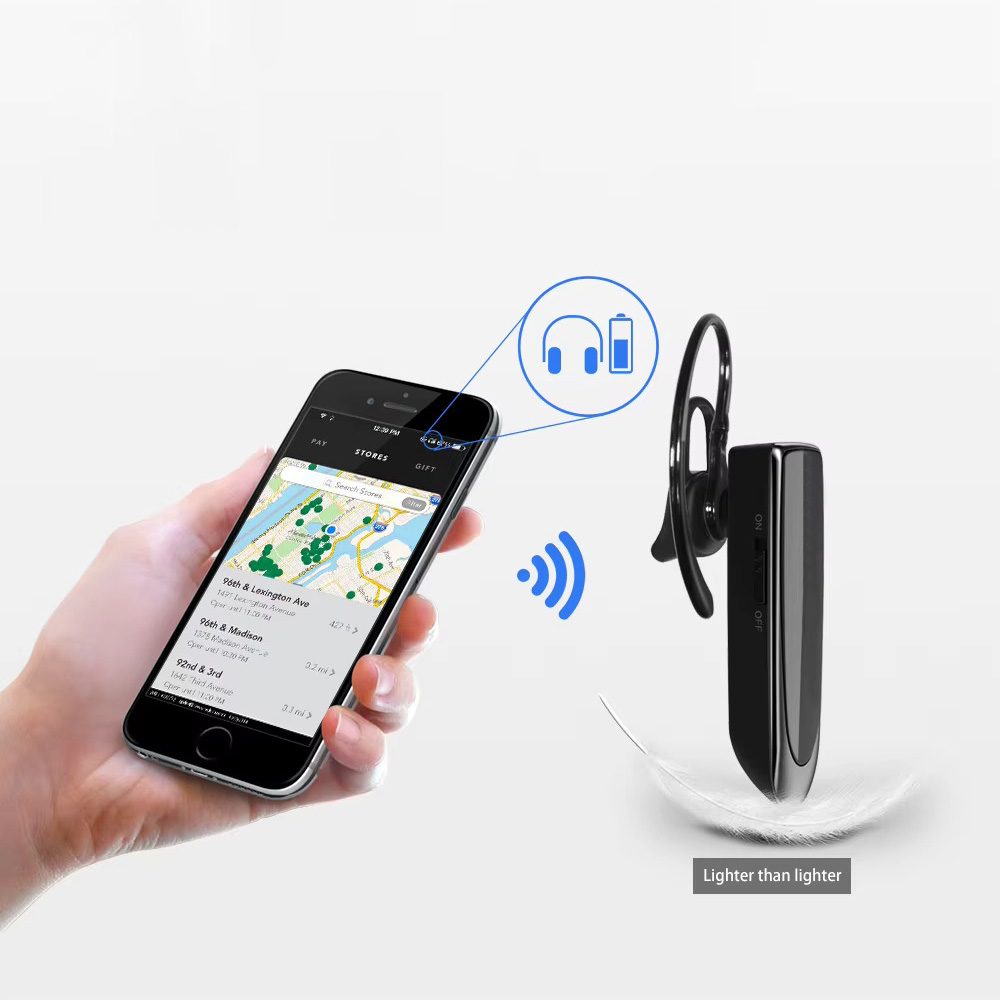 Techsuit UrbanEar CB1 Bluetooth Handsfree Ακουστικό με Noise Cancelling & USB-C Μαύρο Techsuit UrbanEar CB1 Bluetooth Handsfree Ακουστικό με Noise Cancelling & USB-C Μαύρο - Image 4