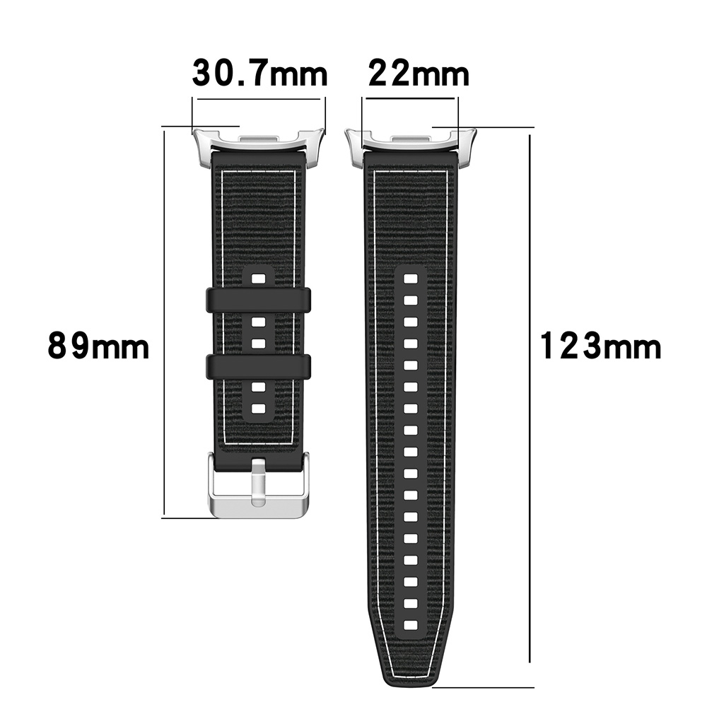 Techsuit - Watchband (W051) - Samsung Galaxy Watch 8 / 8 Classic (40 / 44 / 46 mm) - Black Techsuit - Watchband (W051) - Samsung Galaxy Watch 8 / 8 Classic (40 / 44 / 46 mm) - Black - Image 5