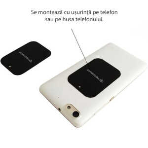 Alternative view of Techsuit MP03 Σετ 2 Μεταλλικών Πλακών MagSafe για Μαγνητικές Βάσεις Αυτοκινήτου Μαύρο