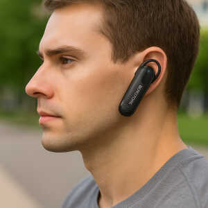 Borofone BC20 Bluetooth Handsfree Ακουστικό με Μικρόφωνο & Υποστήριξη A2DP / HS / HF / AVRCP Μαύρο
