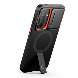 Tech-protect Kevlar Aura Magsafe Galaxy A57 Black/orange Tech-protect Kevlar Aura Magsafe Galaxy A57 Black/orange