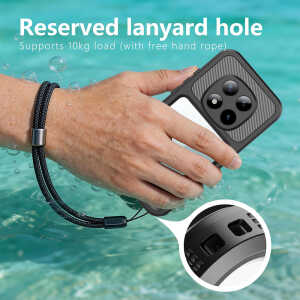 ShellBox - Waterproof IP68 Case - Xiaomi Redmi Note 15 Pro 5G - Black