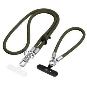 Tech-protect C10s Rope Crossbody & Wrist Olive Green/titanium