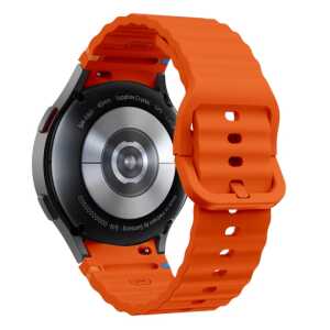 Alternative view of Tech-protect Silicone Sport Samsung Galaxy Watch 4 / 5 / 5 Pro / 6 / 7 / Fe Orange