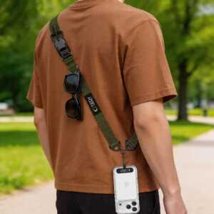 Tech-protect C9s Rope Crossbody Black