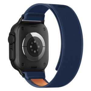 Tech-protect Nylon Elite Apple Watch 8 / 9 / 10 / 11 / Se / Ultra (44 / 45 / 46 / 49 Mm) Navy/orange
