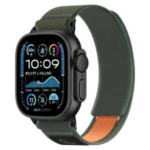 Tech-protect Nylon Elite Apple Watch 8 / 9 / 10 / 11 / Se / Ultra (44 / 45 / 46 / 49 Mm) Green/orange - Image 3