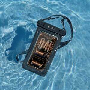 Tech-protect Uwc7 Universal Waterproof Floating Case 6.9 Inch Black