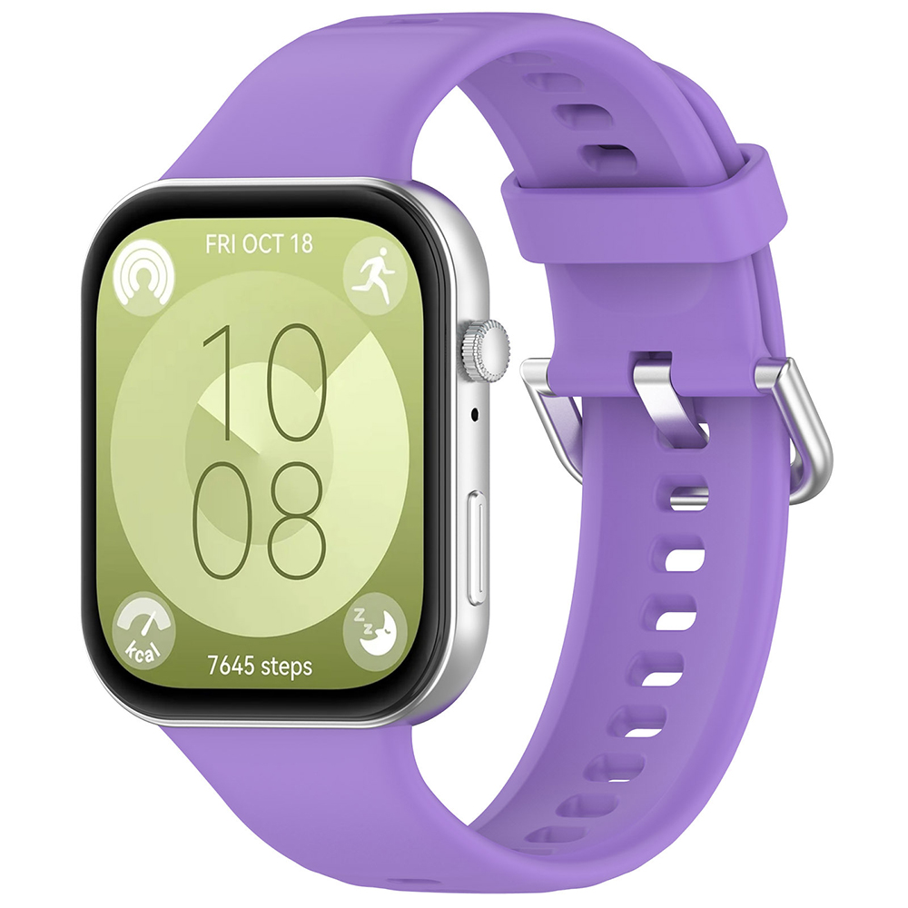Techsuit - Watchband (W061) - Huawei Watch Fit 3 / 4 / 4 Pro / 5 / 5 Pro - Purple Techsuit - Watchband (W061) - Huawei Watch Fit 3 / 4 / 4 Pro / 5 / 5 Pro - Purple