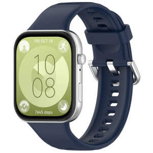 Techsuit - Watchband (W061) - Huawei Watch Fit 3 / 4 / 4 Pro / 5 / 5 Pro - Navy Blue