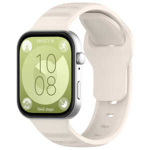 Techsuit - Watchband (W050) - Huawei Watch Fit  3 / 4 / 4 Pro / 5 / 5 Pro - Beige