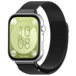 Techsuit - Watchband (W009) - Huawei Watch Fit 3 / Fit 4 / Fit 4 Pro / Fit 5 / Fit 5 Pro - Black