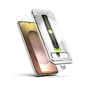 Techsuit - [Fingerprint Unlock Compatible] TitanGlass CrystalHD (2 pack) - Samsung Galaxy S26 Ultra - Clear