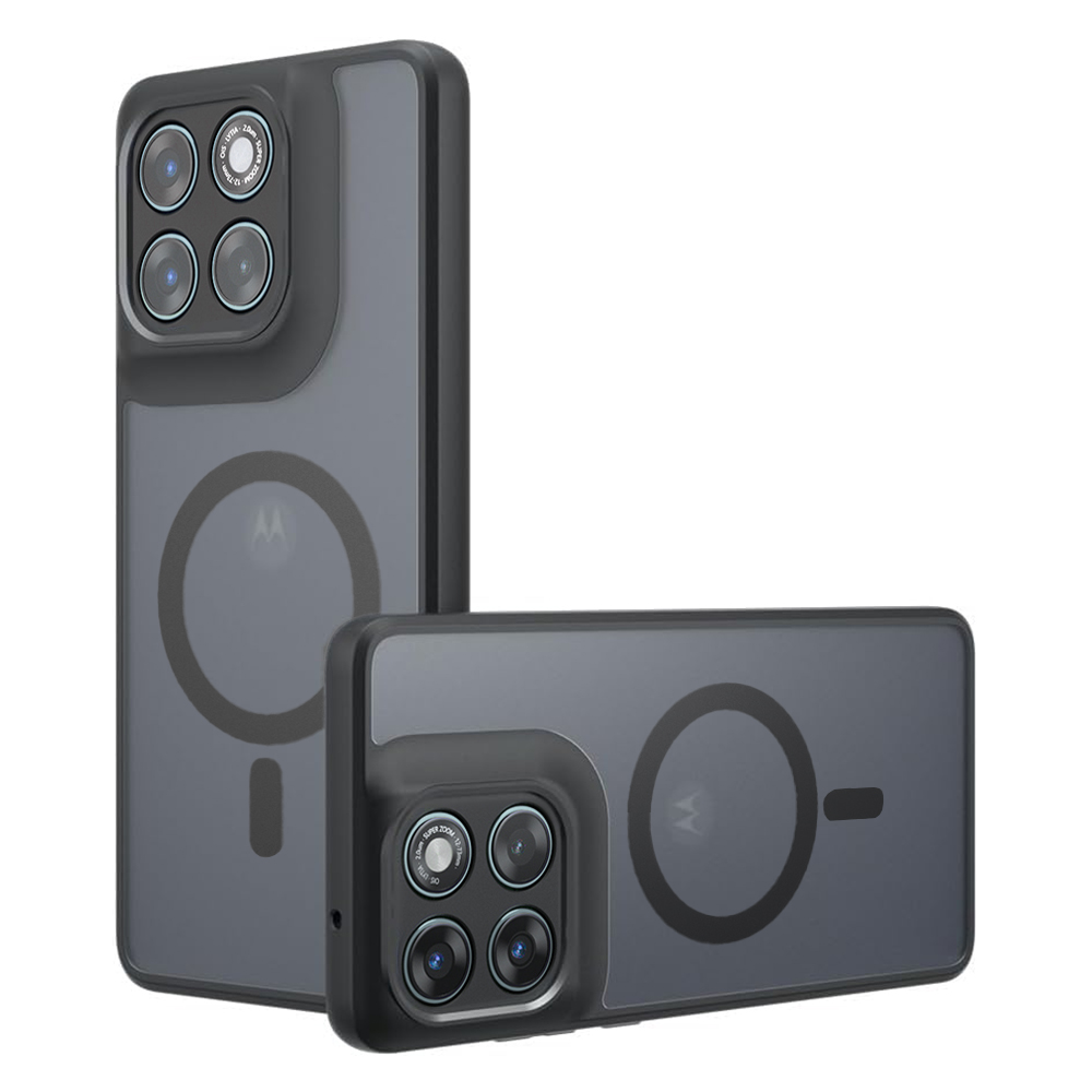 Techsuit - PureFrost MagSafe - Motorola Edge 70 Fusion - Frosted Black Techsuit - PureFrost MagSafe - Motorola Edge 70 Fusion / Fusion+ Plus 5g - Frosted Black