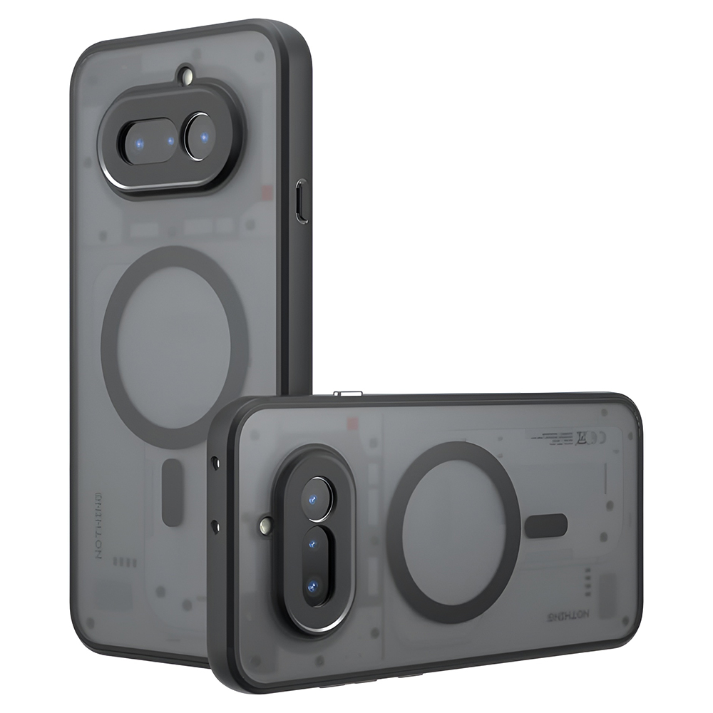 Techsuit - PureFrost MagSafe - Nothing Phone (4a) - Frosted Black Techsuit - PureFrost MagSafe - Nothing Phone (4a) - Frosted Black