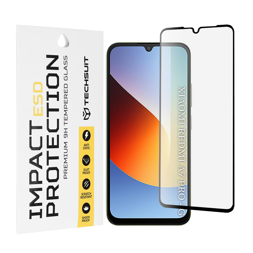 Techsuit - ESD Glass - Xiaomi Redmi A7 Pro 4G - Black Techsuit - ESD Glass - Xiaomi Redmi A7 Pro 4G - Black