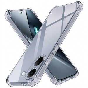 Techsuit - Shockproof Clear Silicone - Xiaomi Poco X8 Pro - Smoke Black