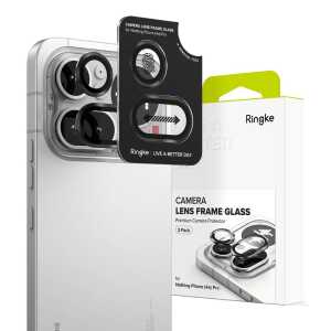 Ringke Camera Frame Protector 2-pack Nothing Phone 4a Pro Black