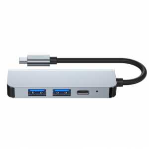 Hub 4in1 Tech-protect V2 Gray - Image 3