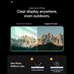 Antyrefleksyjne Spigen Glas.tr "ez Fit Pro Ac" Anti Reflection 2-pack Galaxy S26 Clear