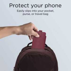 Tech-protect Sm65 Universal Phone Pouch 6.0-6.9 Inch Mulberry - Image 3