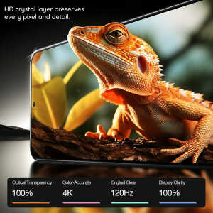 Techsuit - [Fingerprint Unlock Compatible] TitanGlass CrystalHD - Samsung Galaxy A36 5G / A37 5G - Clear