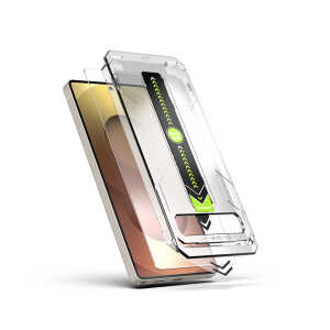 Alternative view of Techsuit - [Fingerprint Unlock Compatible] TitanGlass CrystalHD - Samsung Galaxy A36 5G / A37 5G - Clear