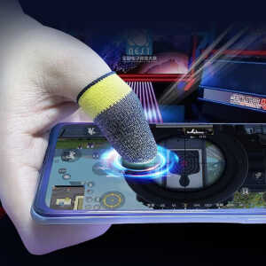 Techsuit - Mobile Gaming Finger Sleeve (FS4-04) - for Peaceful Elite, King of Glory, Anti-Sweat - Pink - Image 4