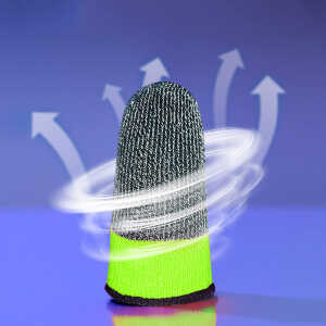 Techsuit - Mobile Gaming Finger Sleeve (FS4-04) - for Peaceful Elite, King of Glory, Anti-Sweat - Pink - Image 5