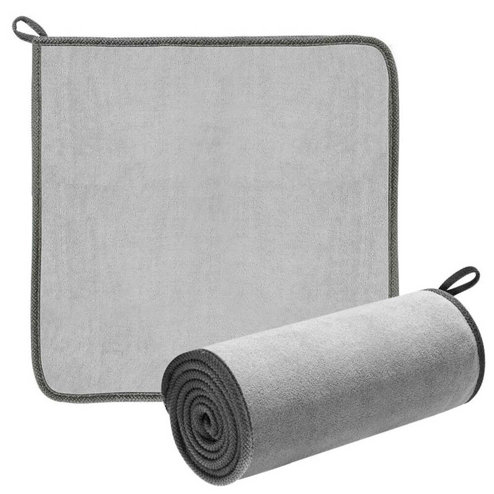 Baseus - Car Drying Towel (CRXCMJ-0G) - High-Quality Microfiber for Detailing Baseus - Car Drying Towel (CRXCMJ-0G) - High-Quality Microfiber for Detailing, No Fiber/Color Loss, Universal, 40x40cm - Grey