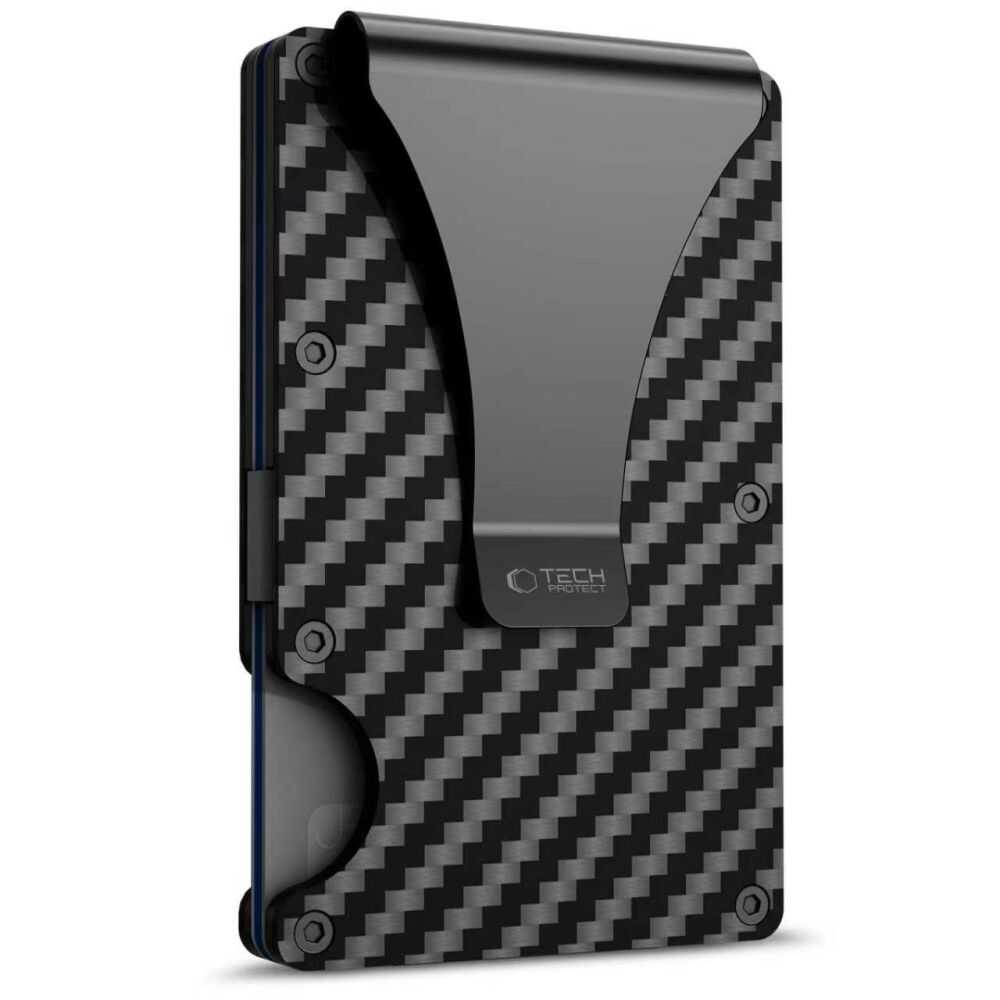 Tech-protect Thorn Rfid Card Wallet Carbon Black Tech-protect Thorn Rfid Card Wallet Carbon Black