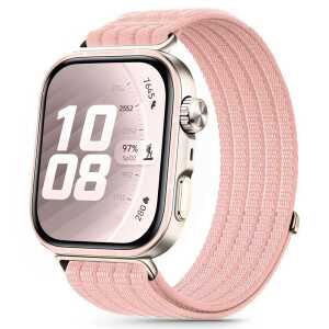Tech-protect Nylon Huawei Watch Fit 3 / 4 / 4 Pro / 5 / 5 Pro Light Pink