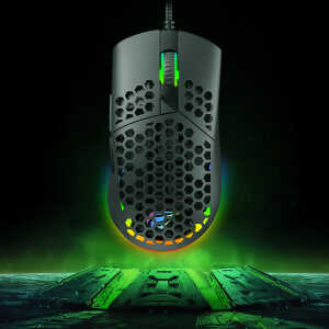 Havit - Wired Gaming Mouse (MS1036) -  with RGB Lights, 1200/1600/2400/4800/6400/7200 DPI, 1.6m, 5V - Black - Image 7