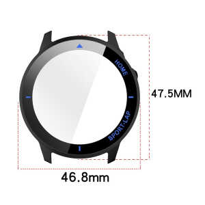 Techsuit - Defense360 Pro + Screen Protector - Huawei Watch GT Runner 2 - Black