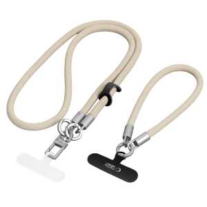 Tech-protect C10s Rope Crossbody & Wrist Desert Beige/titanium