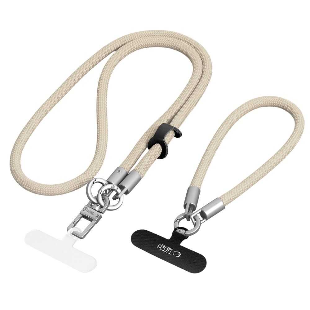 Tech-protect C10s Rope Crossbody & Wrist Desert Beige/titanium Tech-protect C10s Rope Crossbody & Wrist Desert Beige/titanium