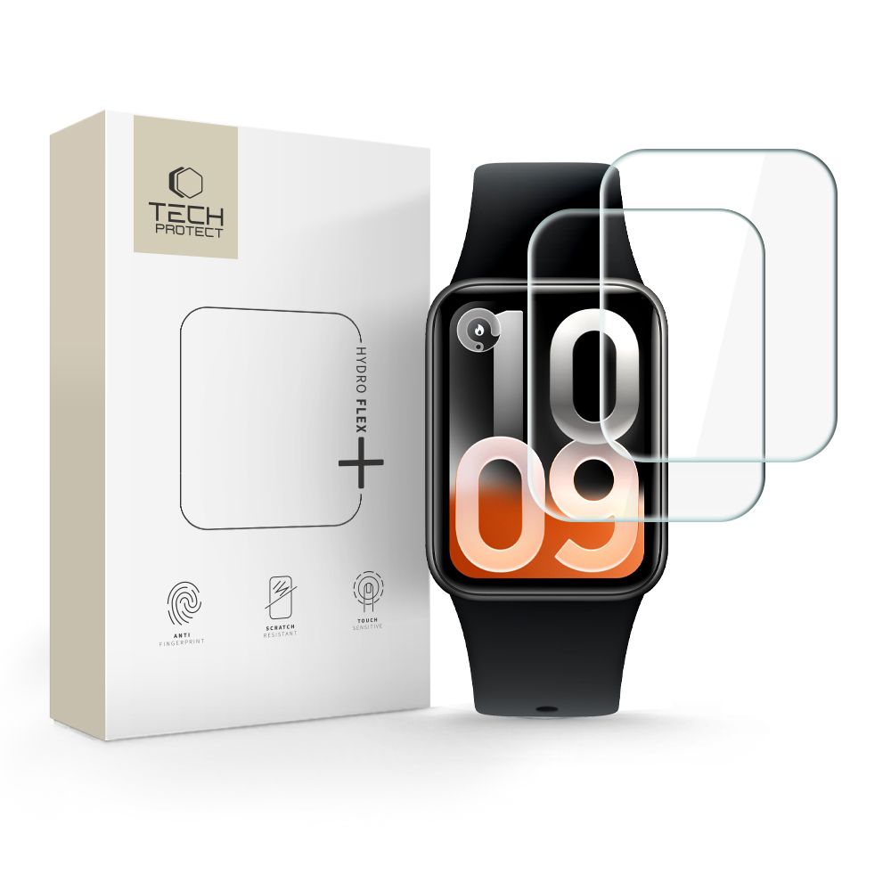 Tech-protect Hydro Flex+ 2-pack Xiaomi Smart Band 10 Pro Clear Tech-protect Hydro Flex+ 2-pack Xiaomi Smart Band 10 Pro Clear