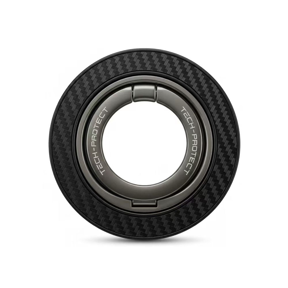 Tech-protect Mmr800 Magnetic Magsafe Phone Ring Carbon Black Tech-protect Mmr800 Magnetic Magsafe Phone Ring Carbon Black - Image 4
