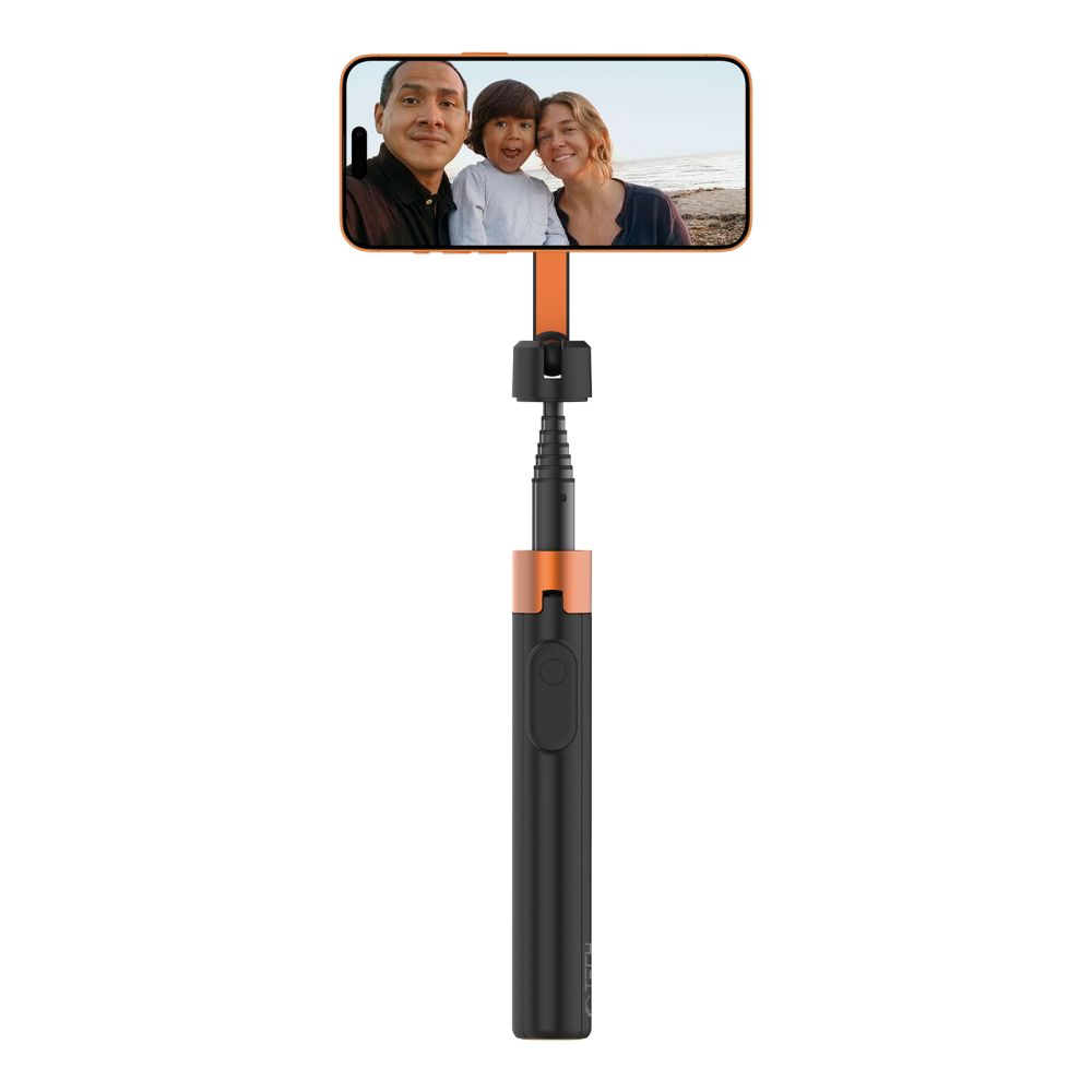 Tech-protect L10s Magsafe Bluetooth Selfie Stick Tripod Black/orange Tech-protect L10s Magsafe Bluetooth Selfie Stick Tripod Black/orange - Image 4