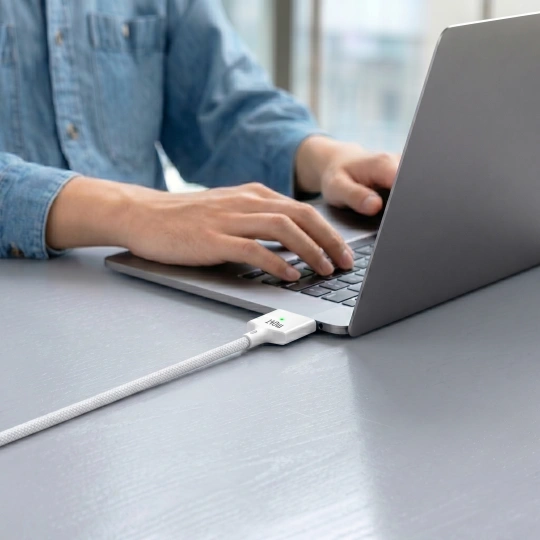Tech-protect Mmc01 Ultraboost Magnetic Macbook Cable Type-c To Magsafe 3 140w 200cm White Tech-protect Mmc01 Ultraboost Magnetic Macbook Cable Type-c To Magsafe 3 140w 200cm White - Image 3