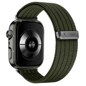 Alternative view of Tech-protect Nylon Huawei Watch Fit 3 / 4 / 4 Pro / 5 / 5 Pro Military Green