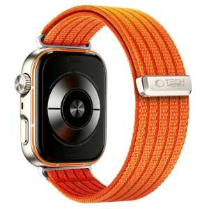 Alternative view of Tech-protect Nylon Huawei Watch Fit 3 / 4 / 4 Pro / 5 / 5 Pro Orange