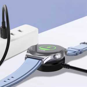 Alternative view of Tech-protect Mc03 Ultraboost Magnetic Charging Type-c Cable 100cm Samsung Galaxy Watch Black